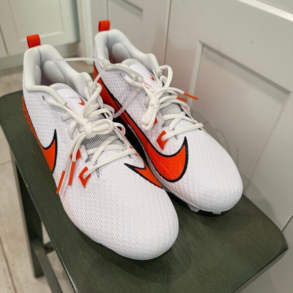 New Nike Vapor Edge Speed 360 2 Football Cleats Orange Size 15 FQ4045-100